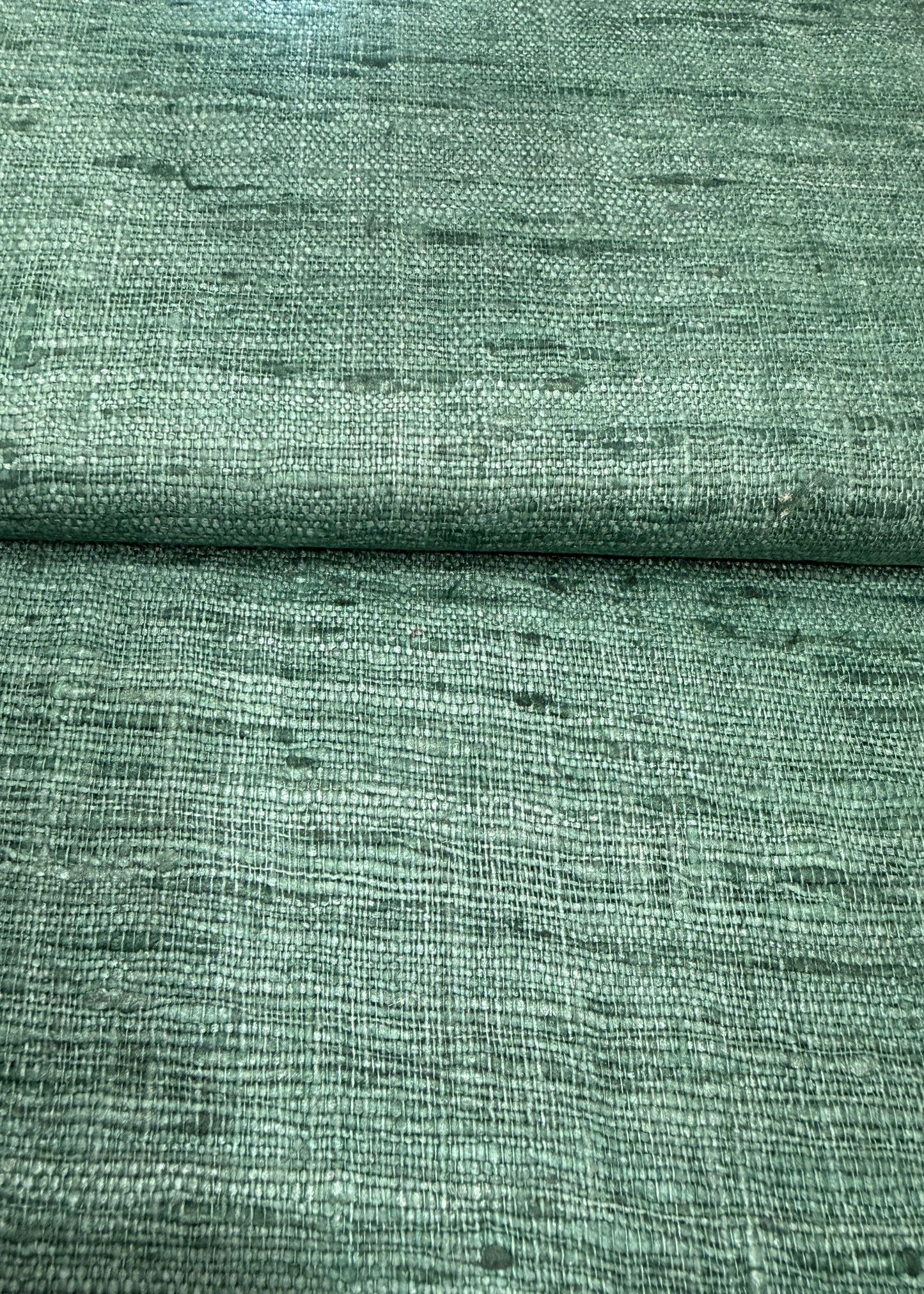 Color verde mar tela seda rustica 