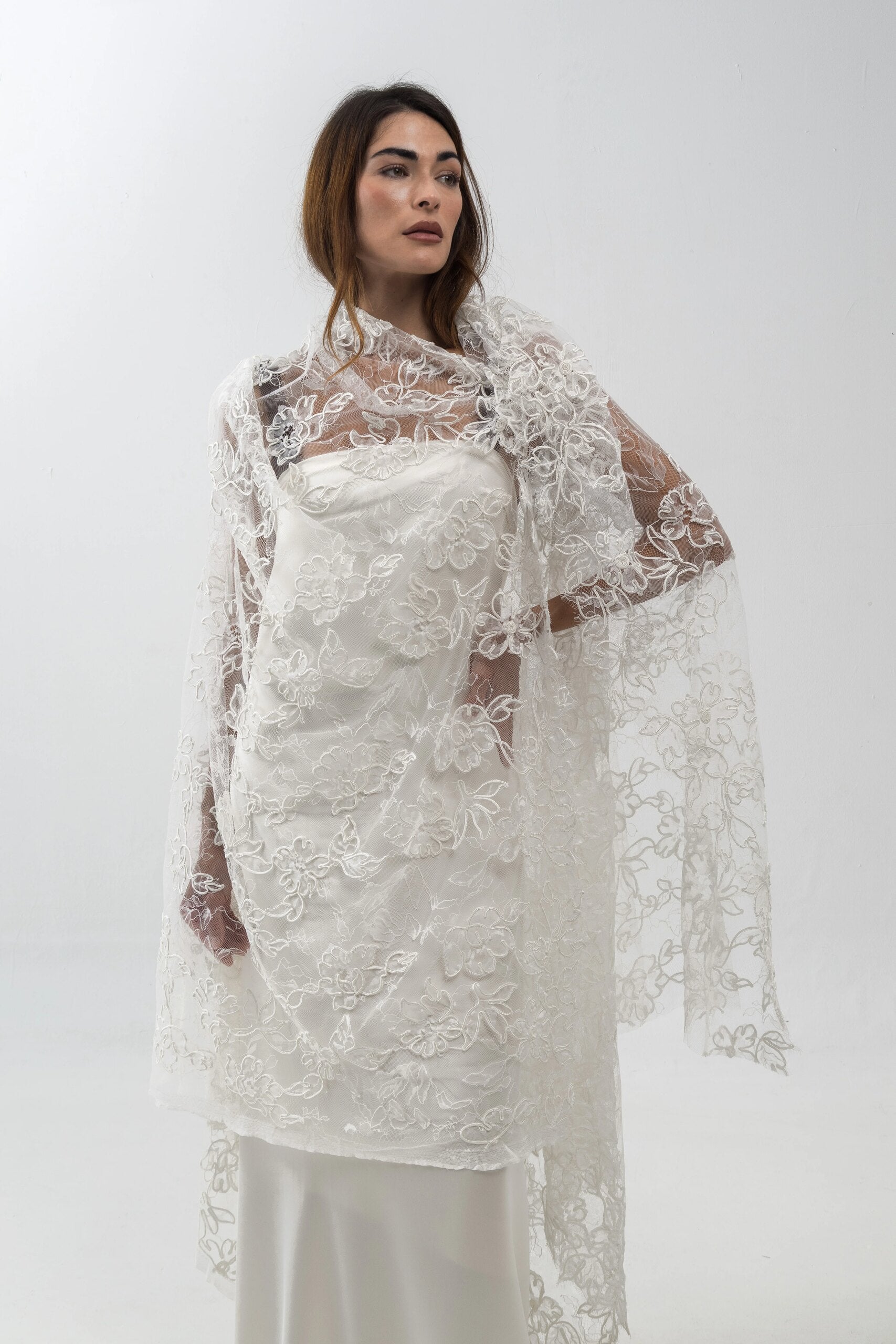 Rebrode Floral Grande - blanco - encaje novia