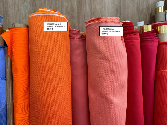 Naranja Mikado Textura - comparativa