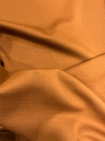 Detalle de la textura del punto naranja quemado - Arte con Telas
