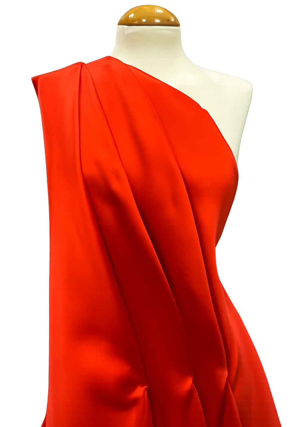 Rojo Valentino Mikado Liso - en maniquí