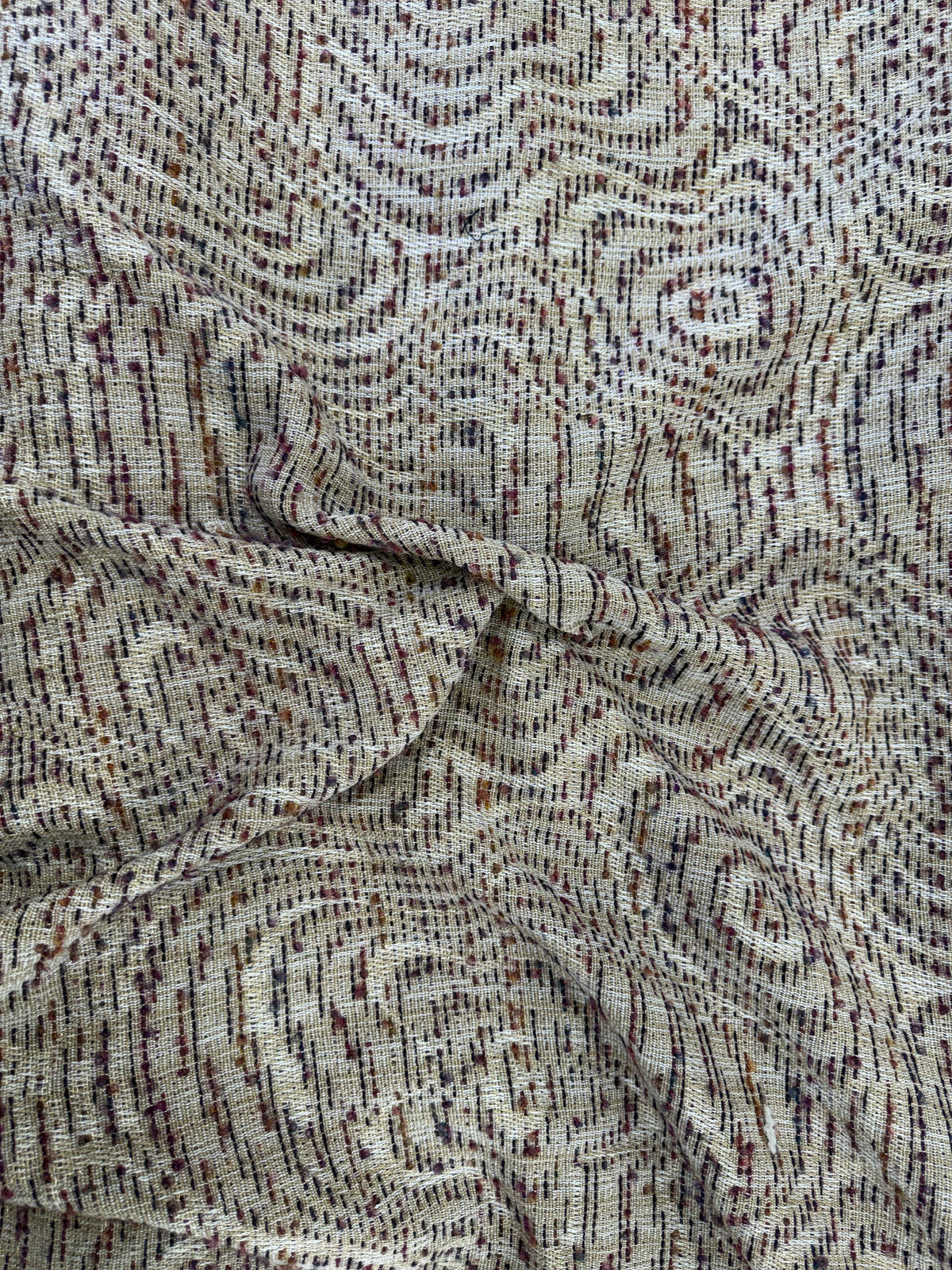 Tela Ondas de Tweed con hilo de lurex - Arte con Telas