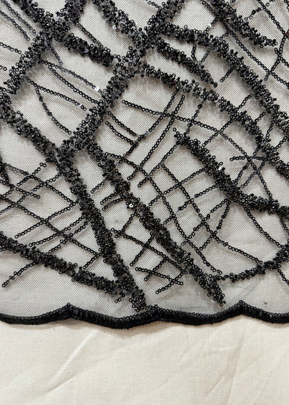 Diseño abstracto en tela de fiesta con brillo sutil